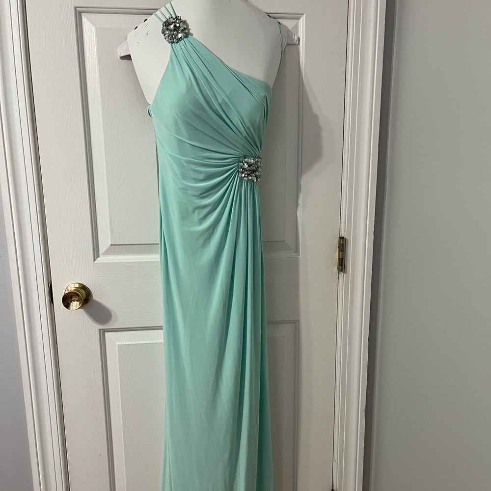 Cache Teal Formal Dress